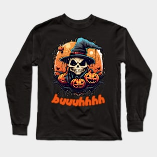 Buuhhhh-Halloween Haunt Long Sleeve T-Shirt